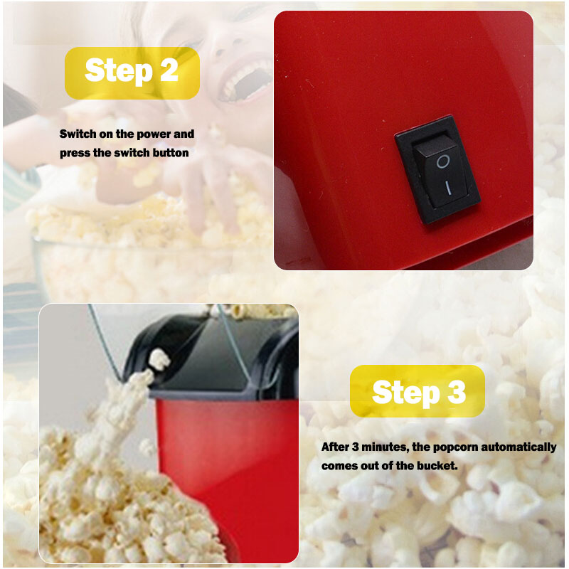 🍿 Mini Electric Maker Machine | Fast Heating, Easy Use for Home & Parties 🎉 | ✨ Enjoy crispy, oil-free popcorn!