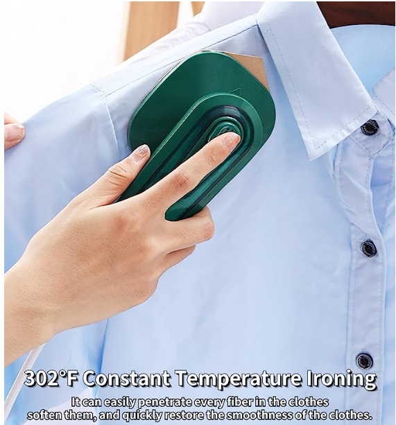 Portable Mini Ironing Machine – A compact and dual-function iron for dry and wet ironing, perfect for travel and quick touch-ups