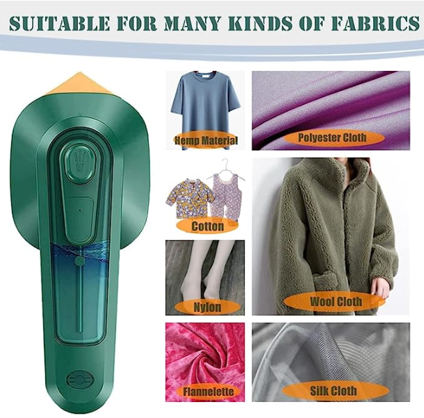 Portable Mini Ironing Machine – A compact and dual-function iron for dry and wet ironing, perfect for travel and quick touch-ups