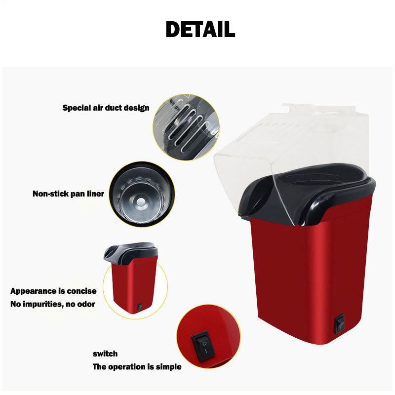 🍿 Mini Electric Maker Machine | Fast Heating, Easy Use for Home & Parties 🎉 | ✨ Enjoy crispy, oil-free popcorn!