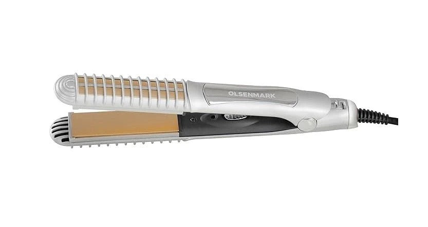 ✨ 2-in-1 Hair Straightener & Curler 🔥 Fast Heating | Sleek Style at Home 💁♀