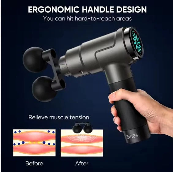 💆♀ Double-Head Facial Gun © ✨ Lift & Tone | Relaxing Skin Massage Tool 🔋