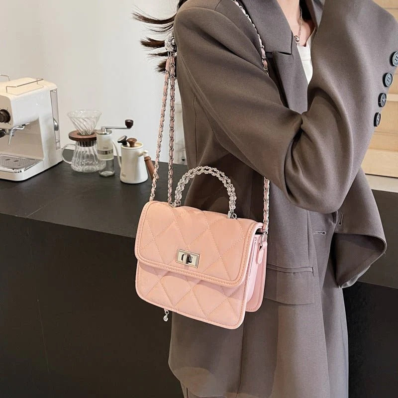 ππ Women's Diamond Chain Bag | Stylish Portable Messenger Purse β¨πΌπ₯