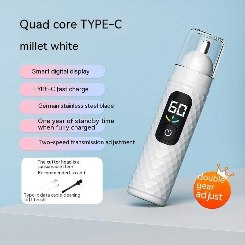๐ Men's Nose Hair Trimmer ๐ USB Rechargeable | Painless & Precise Cleaning โ