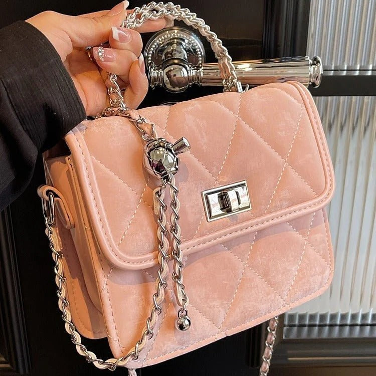 ππ Women's Diamond Chain Bag | Stylish Portable Messenger Purse β¨πΌπ₯