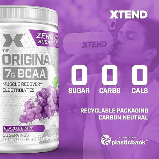 π XTEND 7G BCAA Grape πͺ | Intra-Workout Recovery Fuel π | 100% Original β