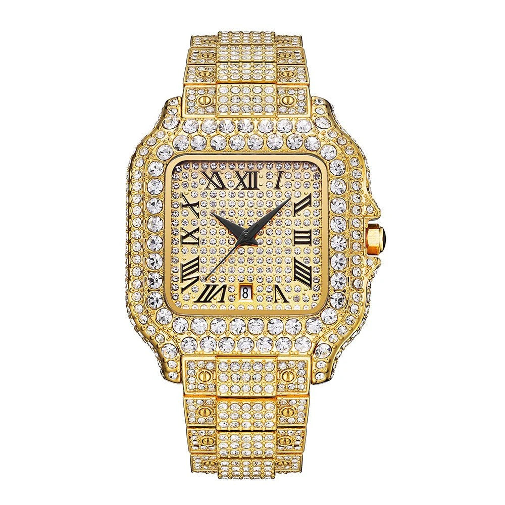 πβ¨ Straight European π Hip Hop Quartz Wrist Watch | Bold & Stylish βπ₯