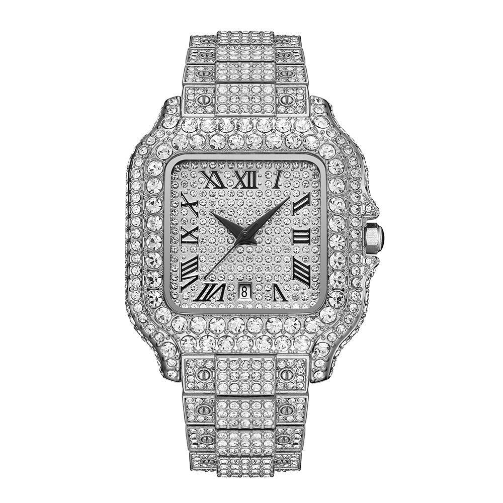 πβ¨ Straight European π Hip Hop Quartz Wrist Watch | Bold & Stylish βπ₯