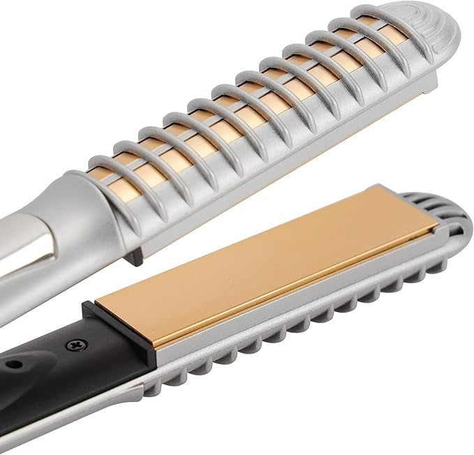 ✨ 2-in-1 Hair Straightener & Curler 🔥 Fast Heating | Sleek Style at Home 💁♀