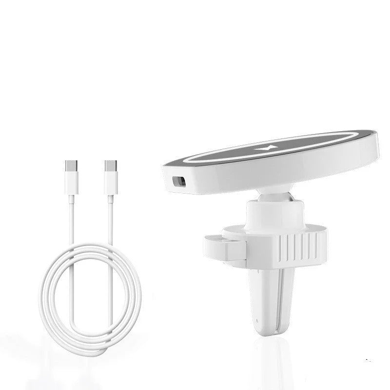 📱 15W Fast Magnetic Car Mount 🚗 Wireless Charging | Secure Phone Holder 🔋