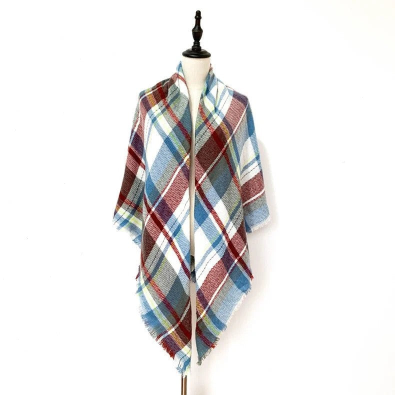 🧣 Cozy Square Talma Scarf 💫 | Plus-Size Neck Warmer for Women | Stylish & Warm