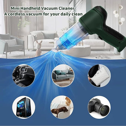 MINI WIRELESS RECHARGEABLE VACUUM CLEANER | USB FAST CHARGING | PORTABLE AND COMPACT | EFFICIENT VACUUMING