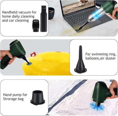 MINI WIRELESS RECHARGEABLE VACUUM CLEANER | USB FAST CHARGING | PORTABLE AND COMPACT | EFFICIENT VACUUMING
