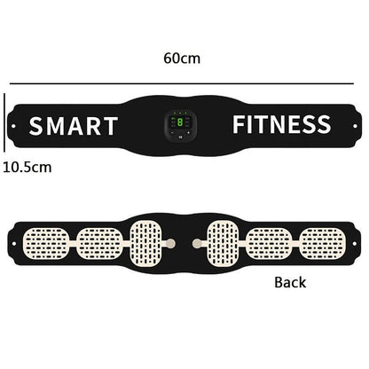 💥 Muscle Stimulator Fitness Belt ⚡ EMS Trainer | Abs & Body Toning Stickers