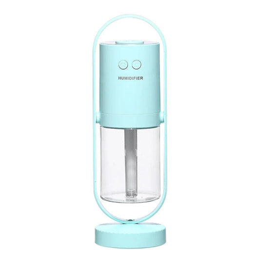 🌙 Magic Shadow Humidifier 💧 LED Night Light 🌈 USB Mist Maker for Home & Car 🚗