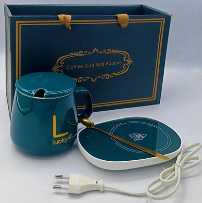 ☕ Electric Coffee Mug Warmer 🔥 | USB Powered 🔌 | Desk & Home Use 🏠✨