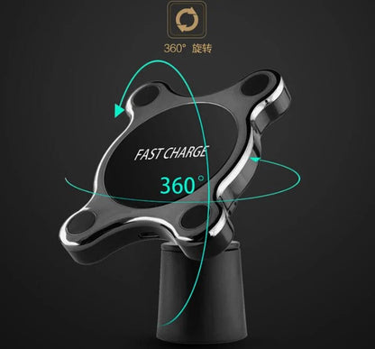🔋 MagSafe Qi Wireless Car Charger 🚗 Strong Magnetic Mount ⚡ iPhone Friendly
