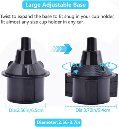 🍔 Car Cup Holder Tray 🍟 Enjoy Snacks & Drinks Easily While You Drive 🚗🛻