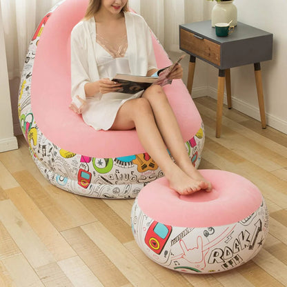 Portable Inflatable Sofa & Air Bean Bag